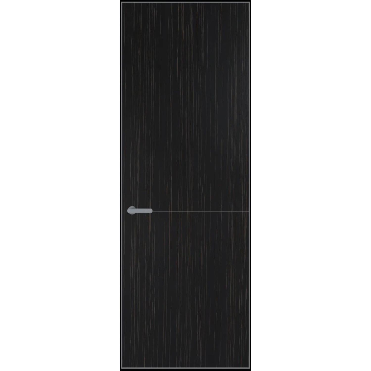 16VA натуральный шпон (Натуральный шпон ESPRESSO 1042S (в), Профиль Серебро, Заказная)