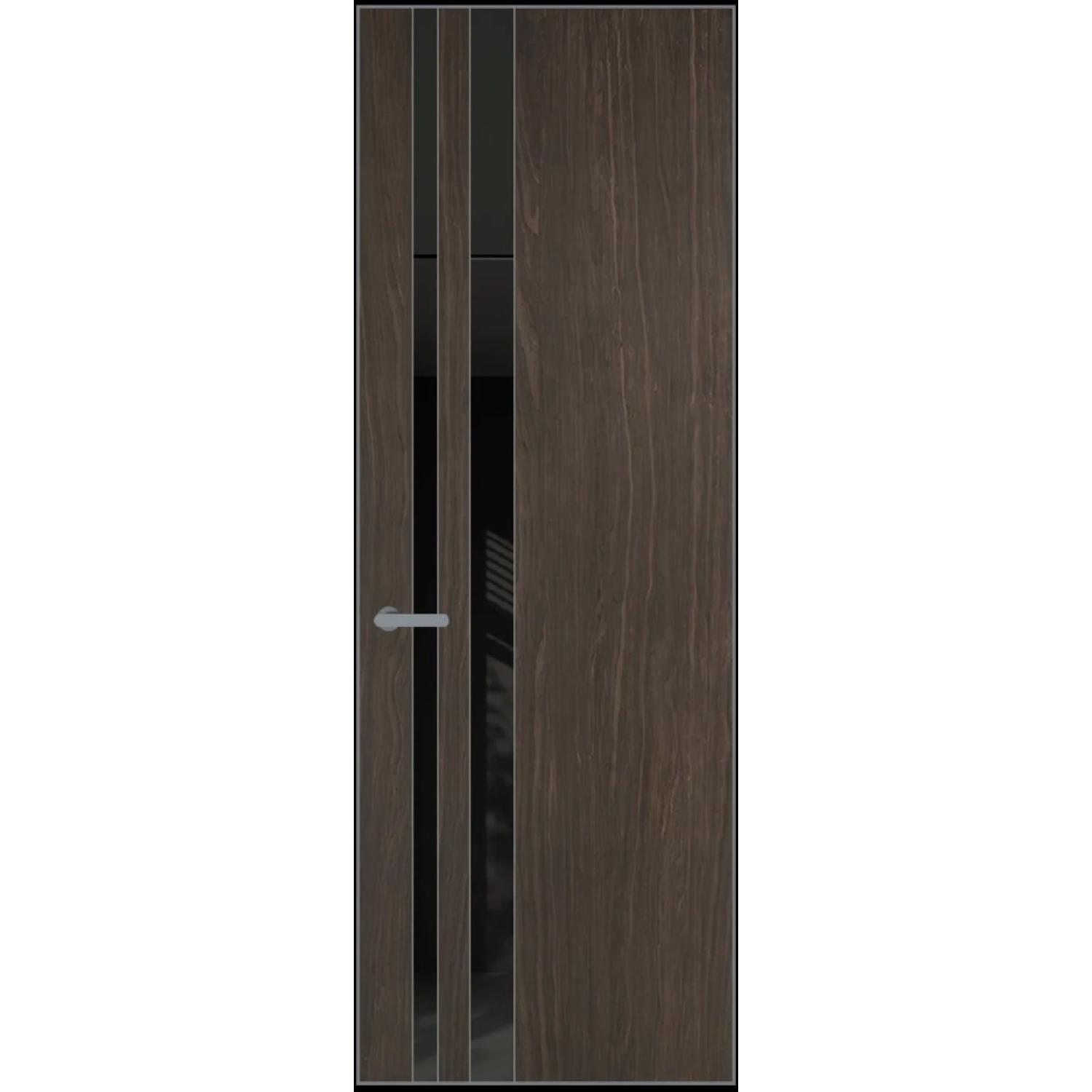 20VA натуральный шпон (Натуральный шпон ESPRESSO 1386M, Профиль Серебро, Заказная)