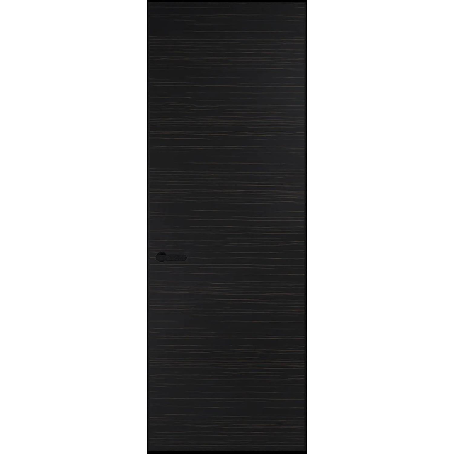 1VA натуральный шпон (Натуральный шпон ESPRESSO 1042S (г), Профиль Черный Муар, Заказная)