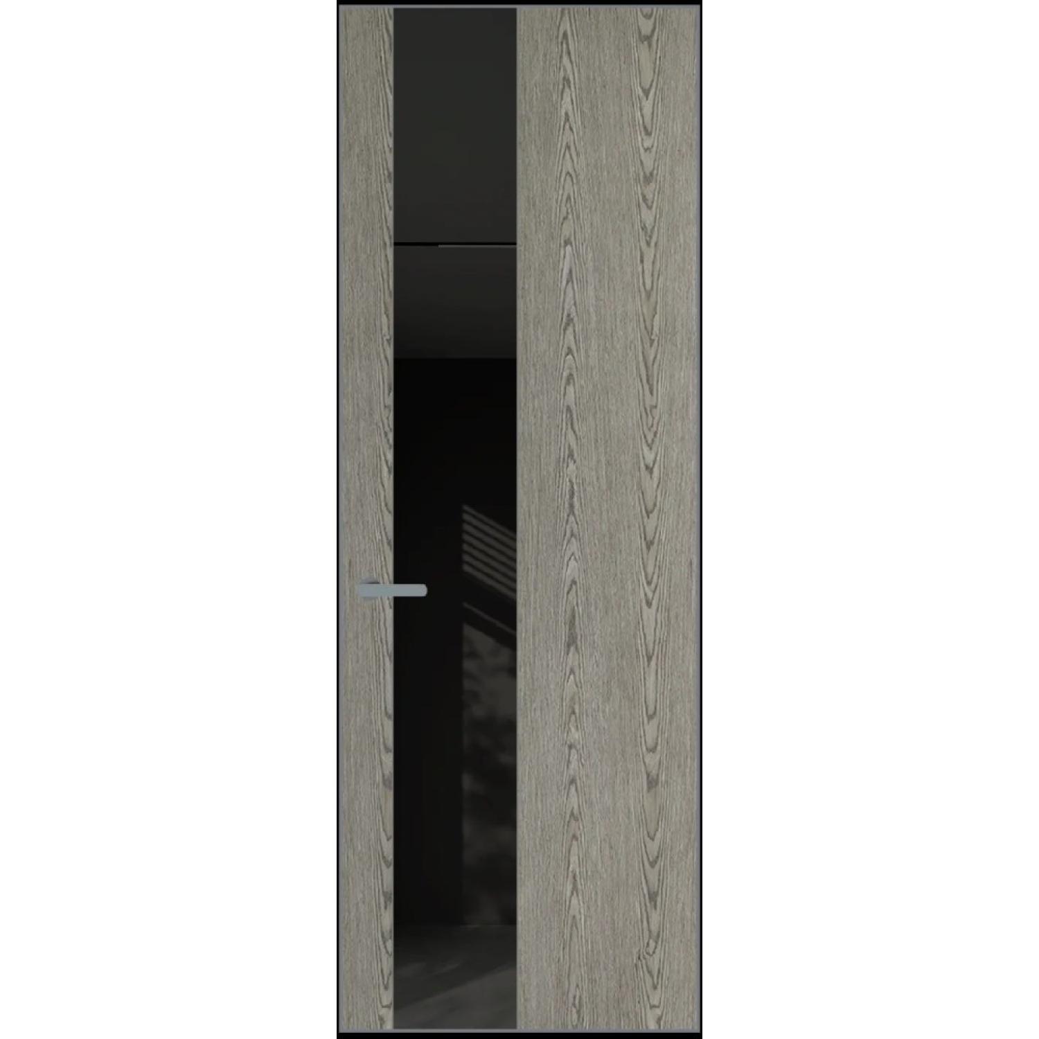 19VA натуральный шпон (Натуральный шпон BIANCHE NOTTI 08С, Профиль Серебро, Заказная)