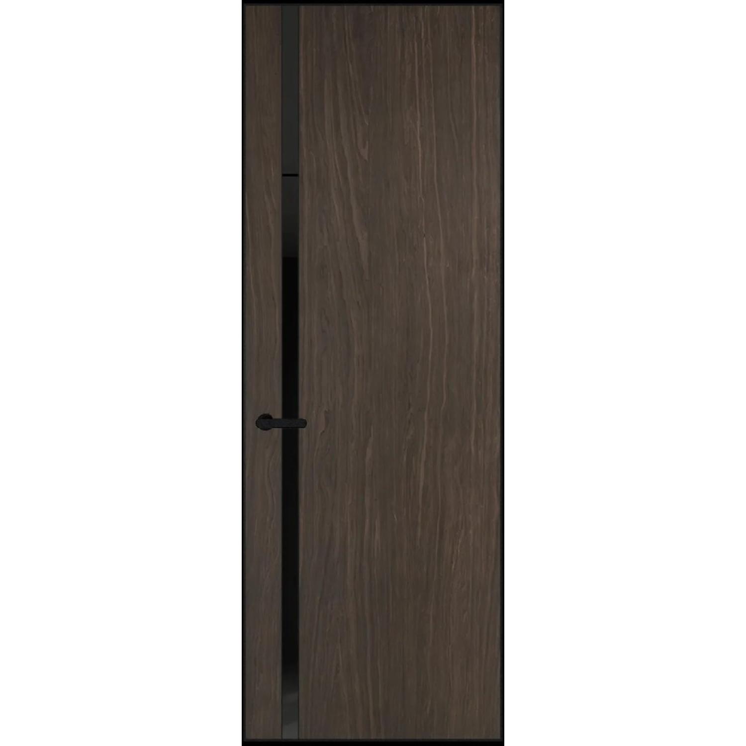 21VA натуральный шпон (Натуральный шпон ESPRESSO 1386M, Профиль Черный Муар, Заказная)