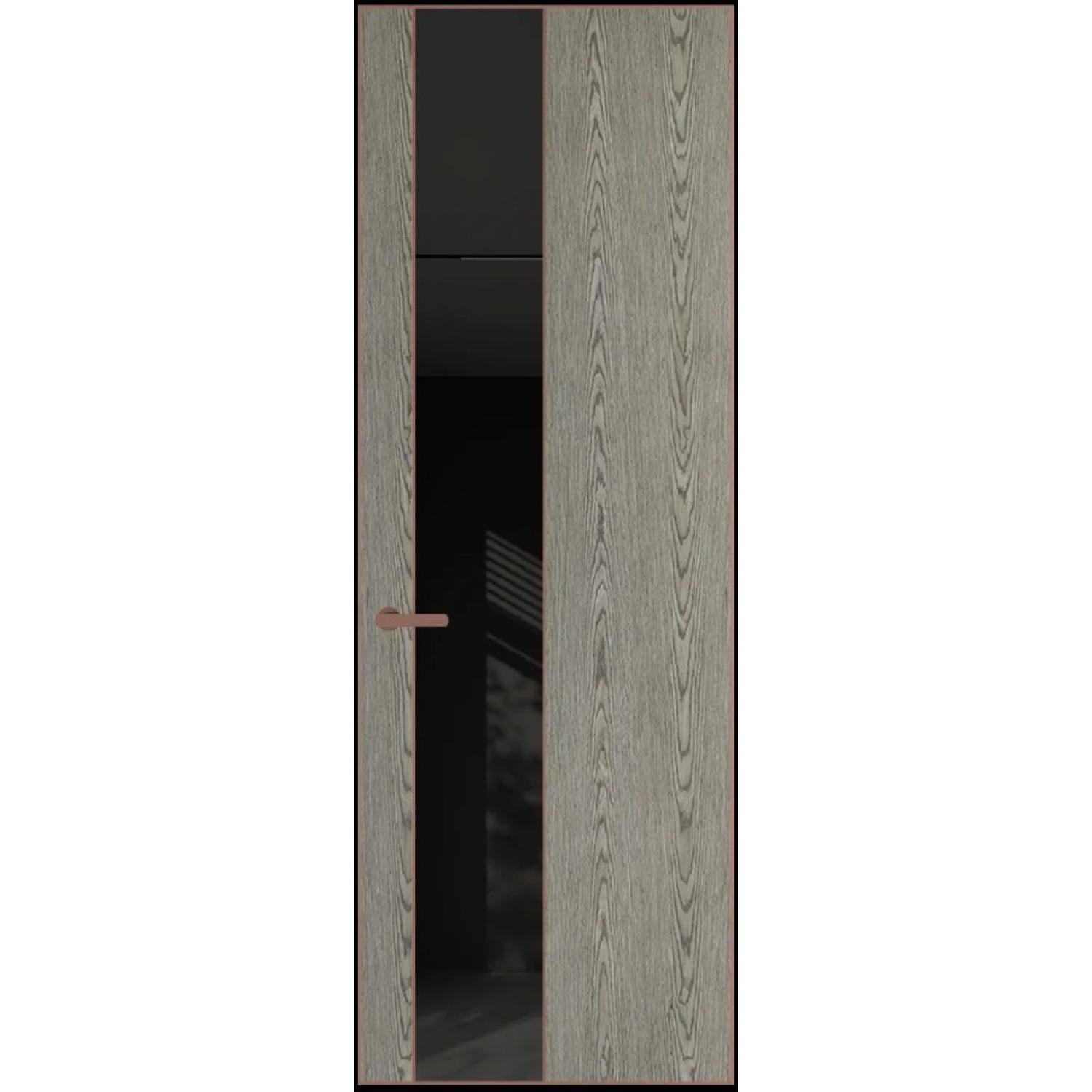 19VA натуральный шпон (Натуральный шпон BIANCHE NOTTI 08С, Профиль Медь, Заказная)