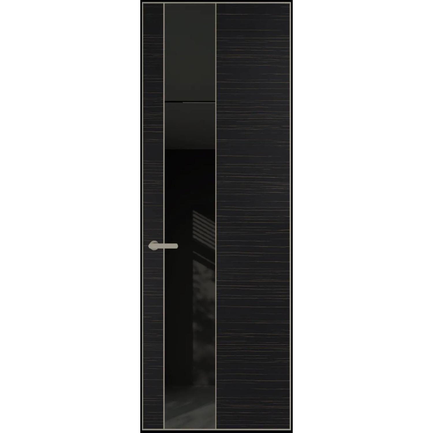 19VA натуральный шпон (Натуральный шпон ESPRESSO 1042S (г), Профиль Никель матовый, Заказная)