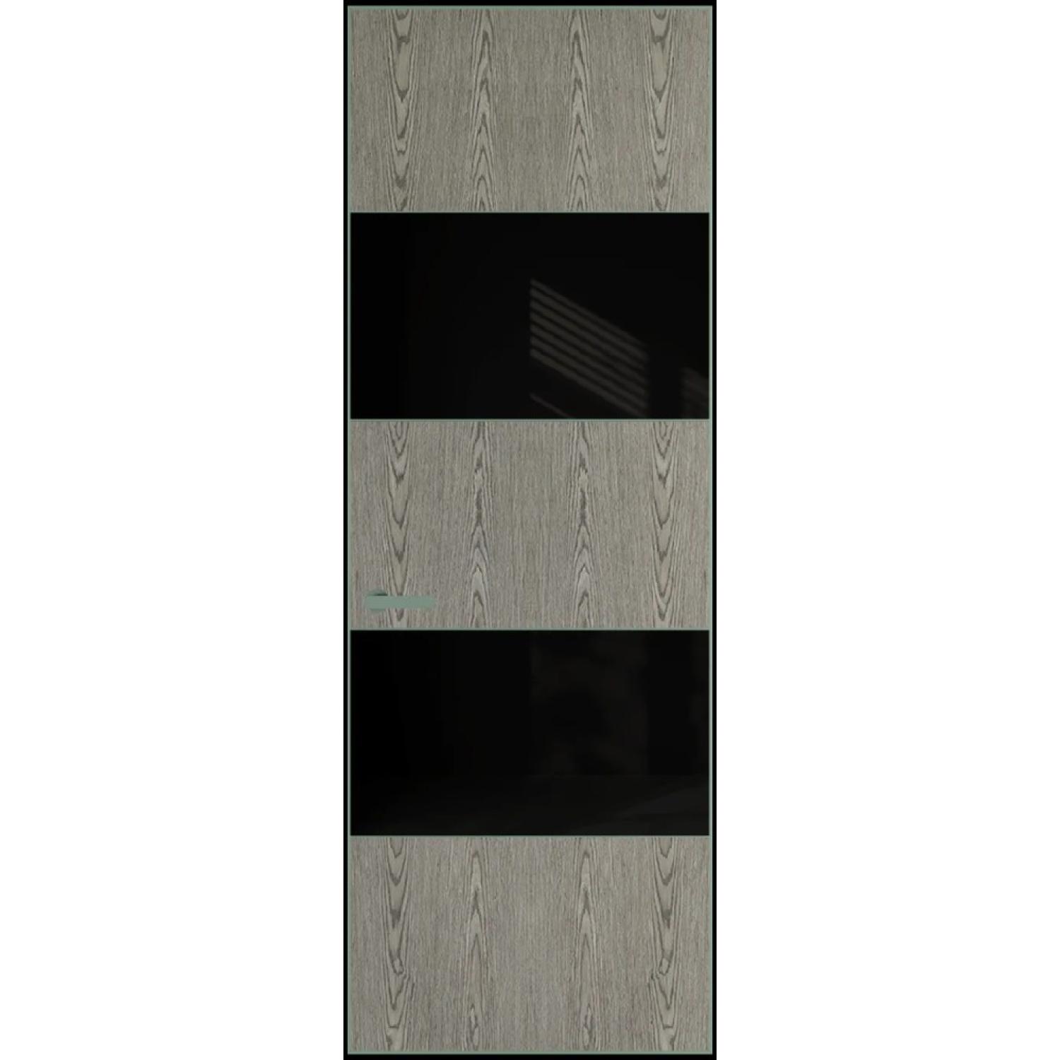 22VA натуральный шпон (Натуральный шпон BIANCHE NOTTI 08С, Профиль Зеленый воск, Заказная)