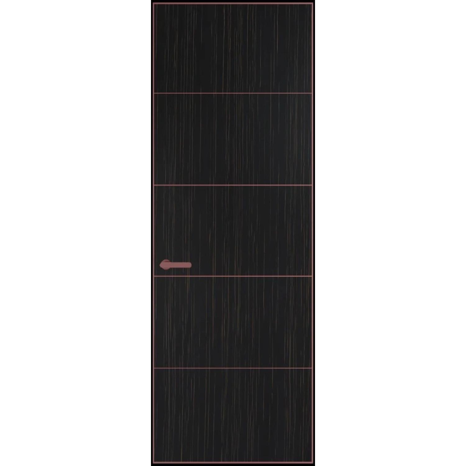 15VA натуральный шпон (Натуральный шпон ESPRESSO 1042S (в), Профиль Красный антрацит, Заказная)