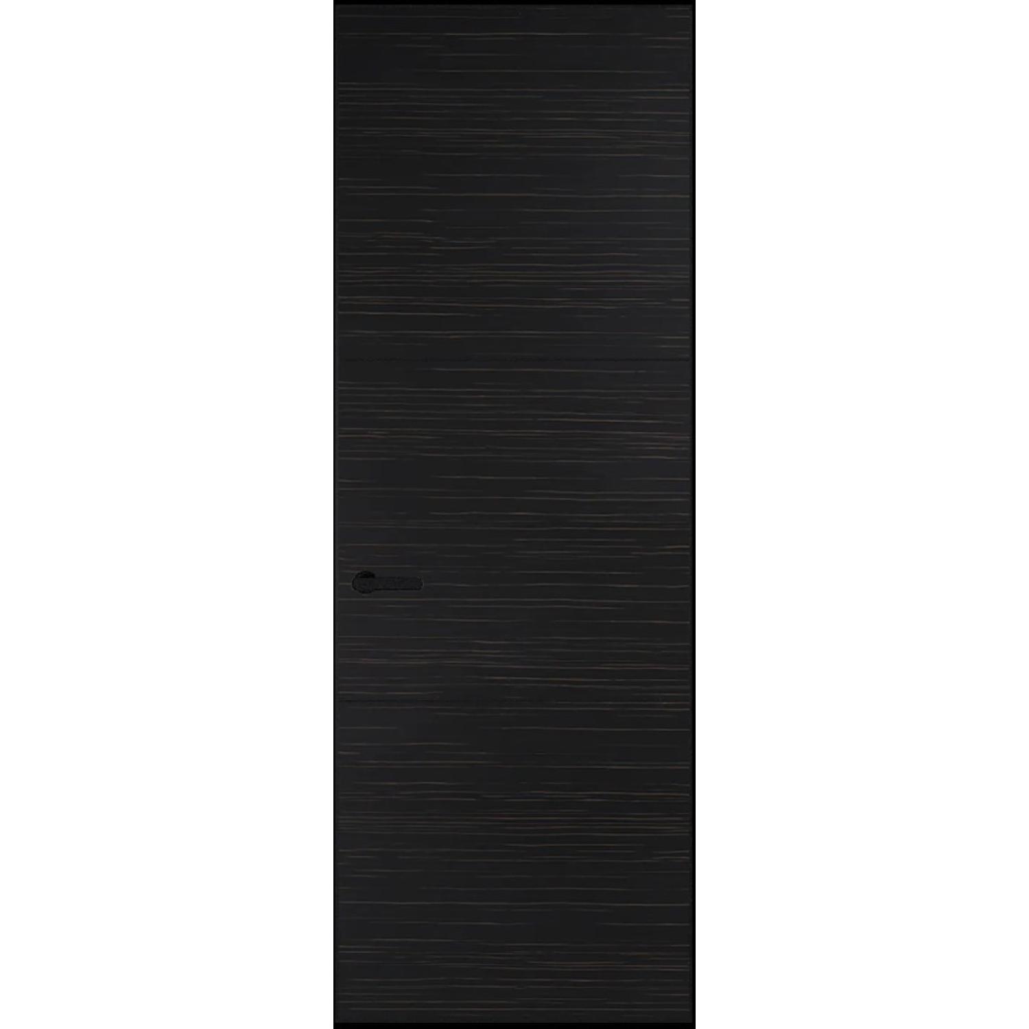 13VA натуральный шпон (Натуральный шпон ESPRESSO 1042S (г), Профиль Черный Муар, Заказная)