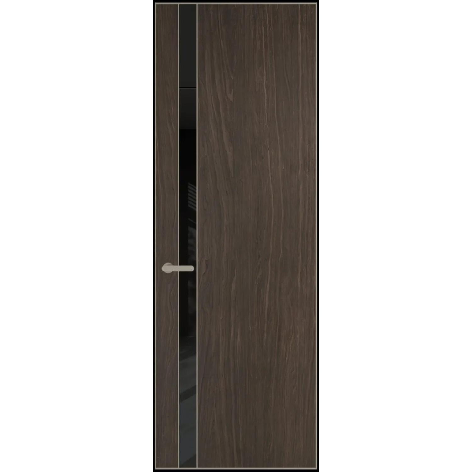 18VA натуральный шпон (Натуральный шпон ESPRESSO 1386M, Профиль Никель матовый, Заказная)