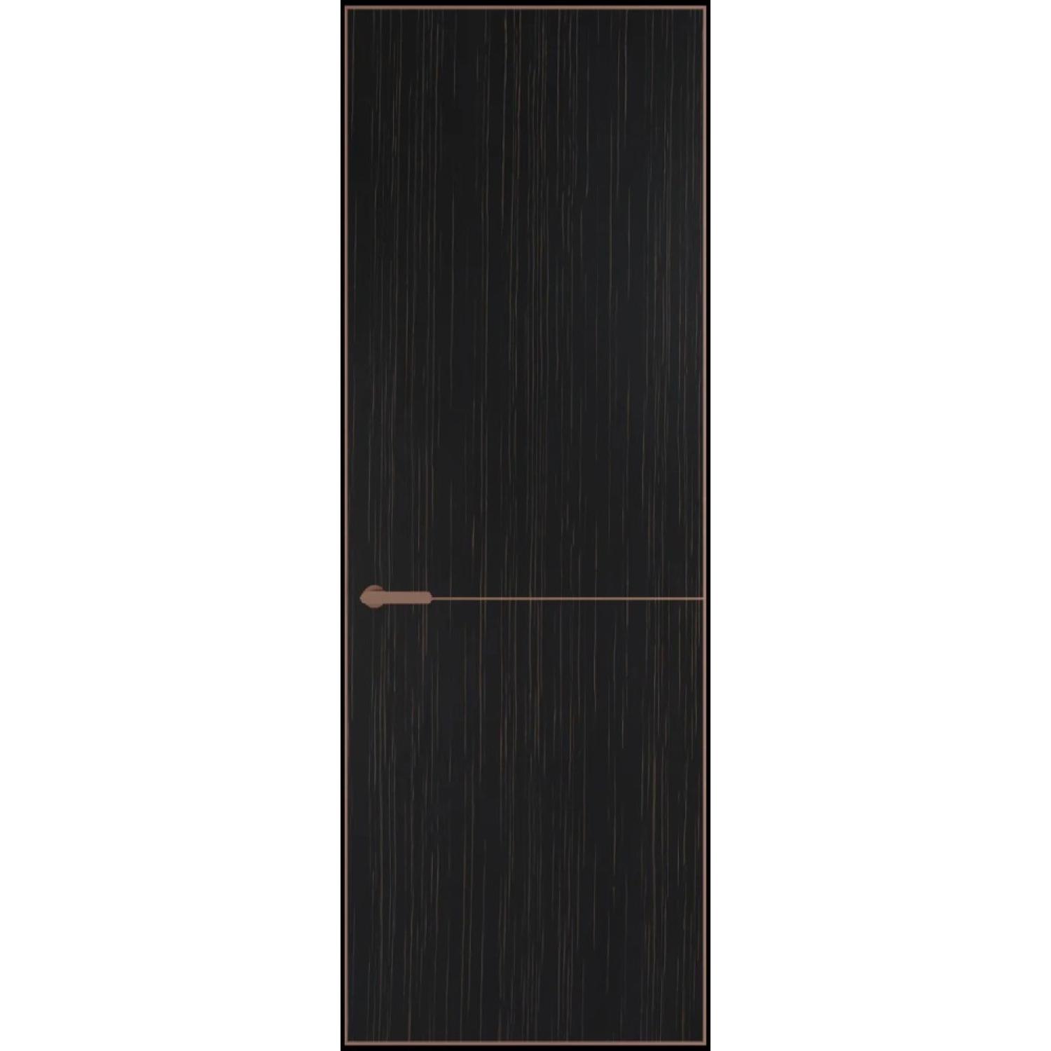 16VA натуральный шпон (Натуральный шпон ESPRESSO 1042S (в), Профиль Медь, Заказная)