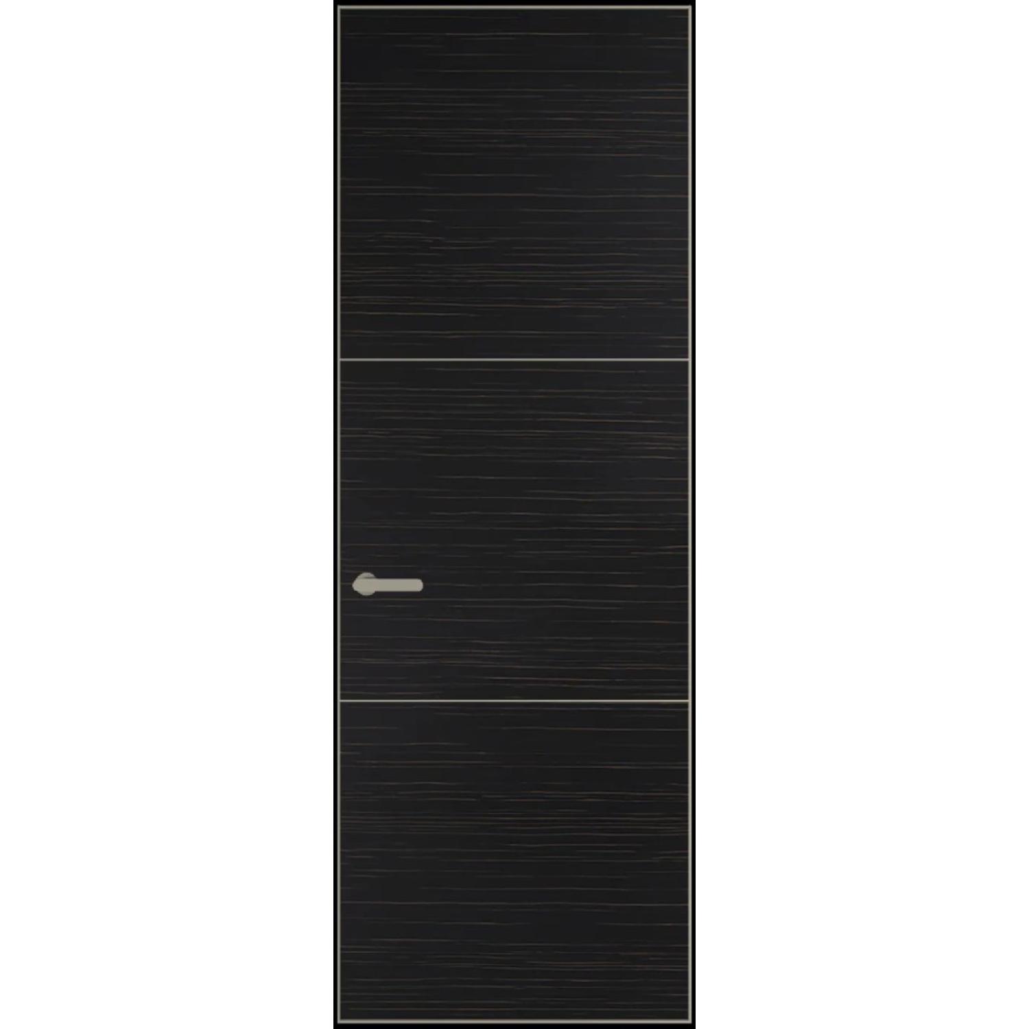 13VA натуральный шпон (Натуральный шпон ESPRESSO 1042S (г), Профиль Никель матовый, Заказная)