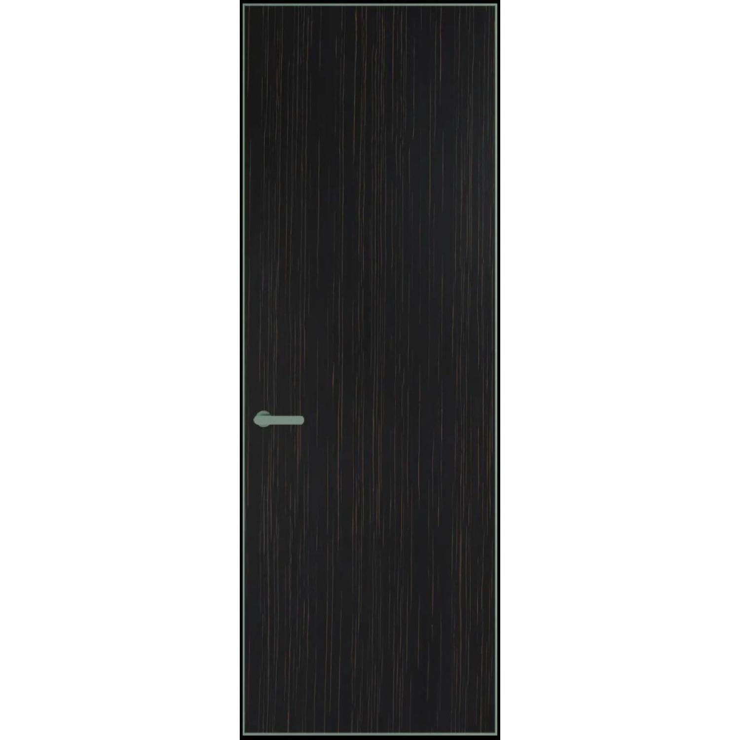 1VA натуральный шпон (Натуральный шпон ESPRESSO 1042S (в), Профиль Зеленый воск, Заказная)