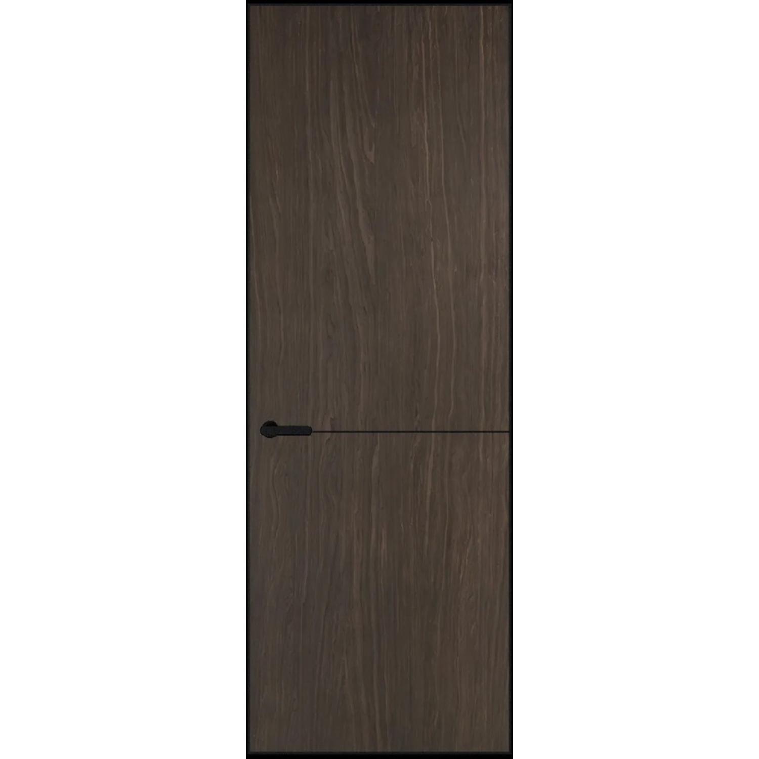 16VA натуральный шпон (Натуральный шпон ESPRESSO 1386M, Профиль Черный Муар, Заказная)