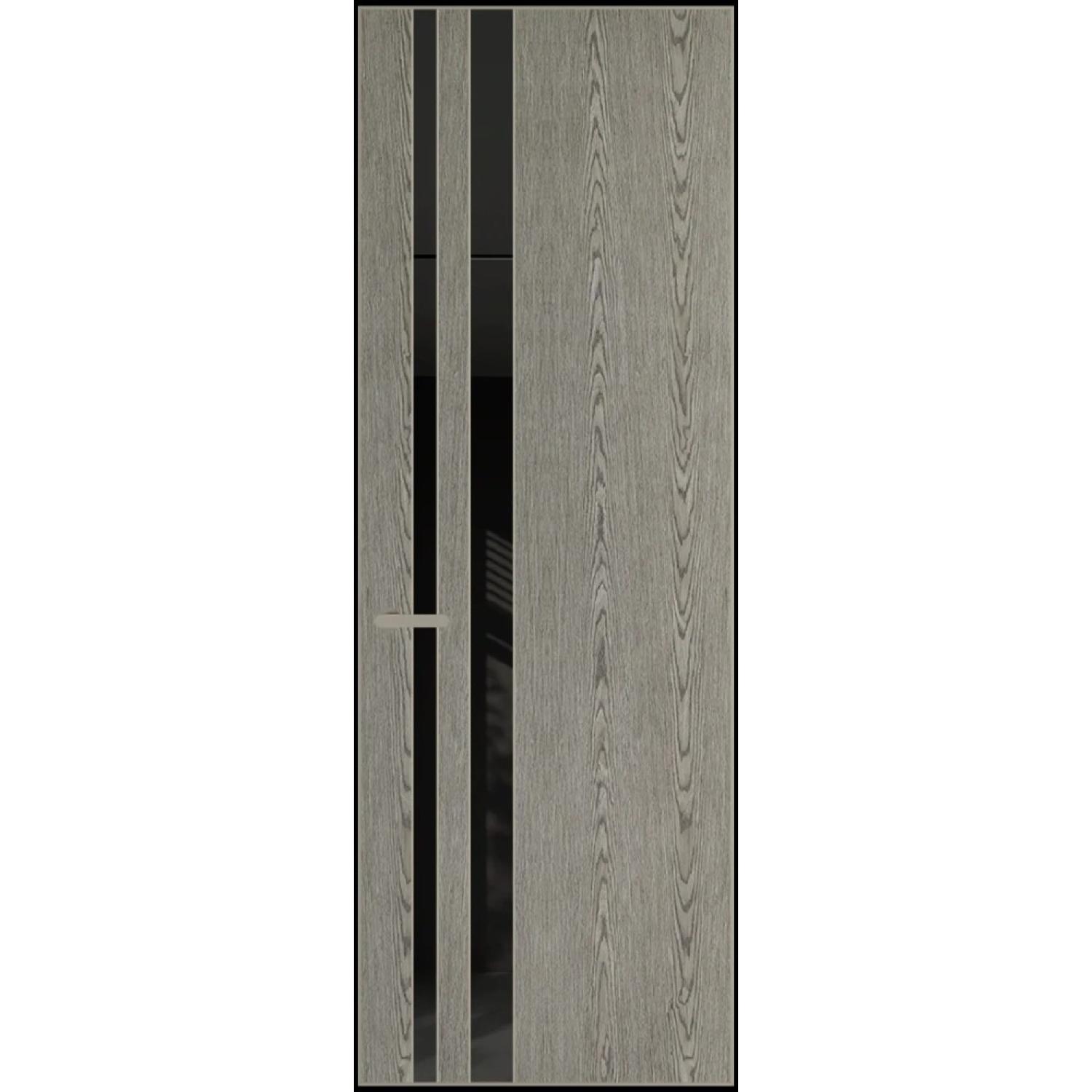 20VA натуральный шпон (Натуральный шпон BIANCHE NOTTI 08С, Профиль Никель матовый, Заказная)