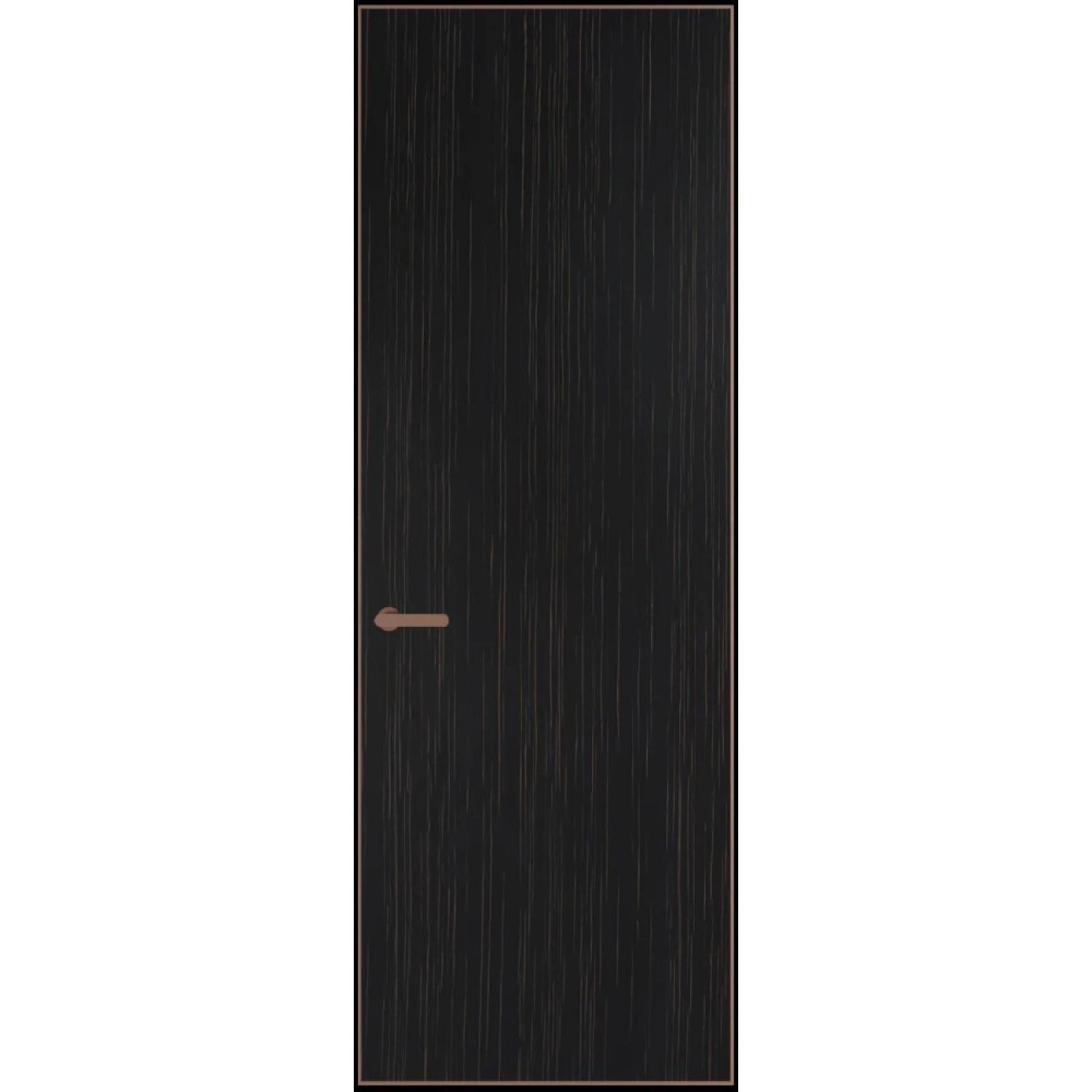 1VA натуральный шпон (Натуральный шпон ESPRESSO 1042S (в), Профиль Медь, Заказная)