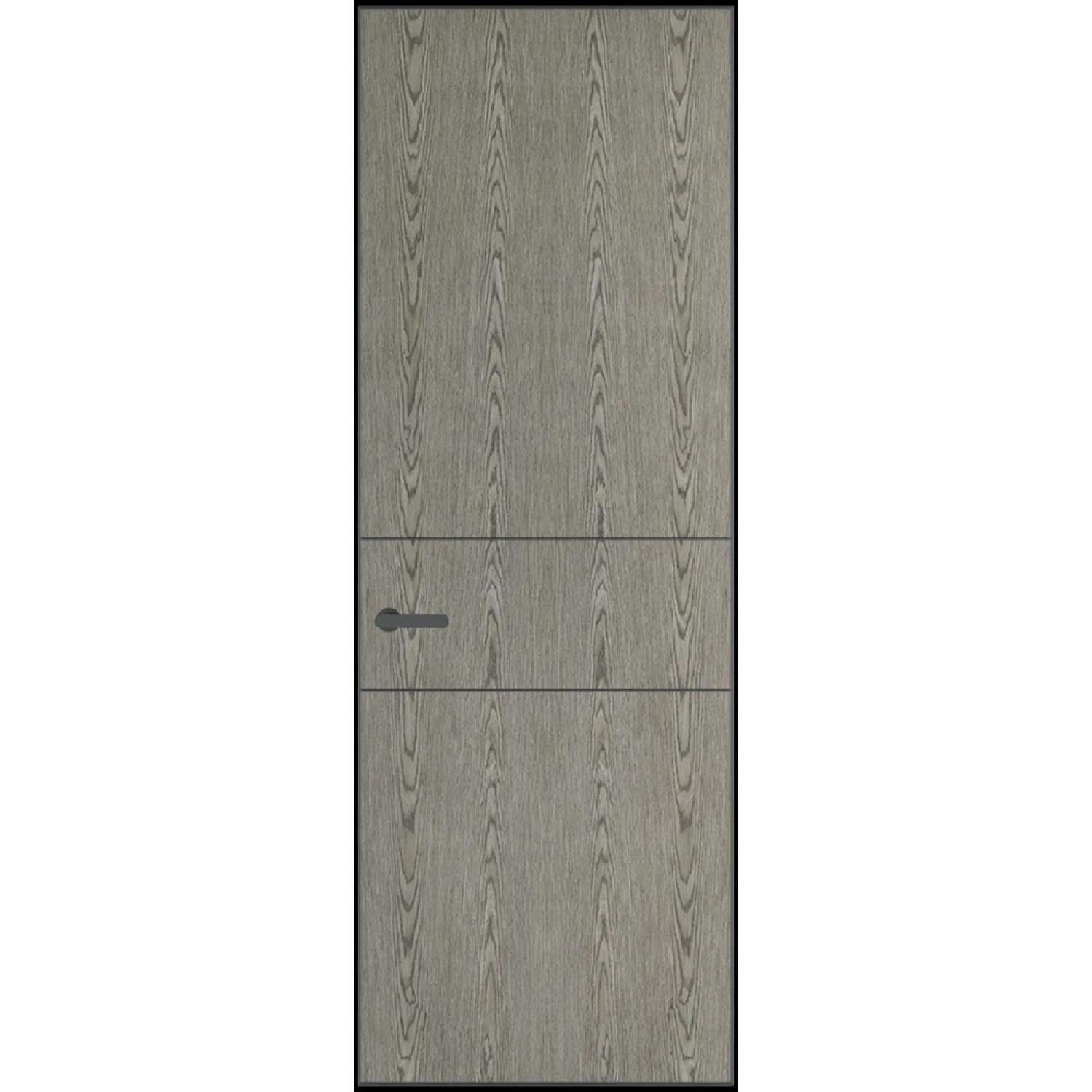 14VA натуральный шпон (Натуральный шпон BIANCHE NOTTI 08С, Профиль Серая ночь, Заказная)