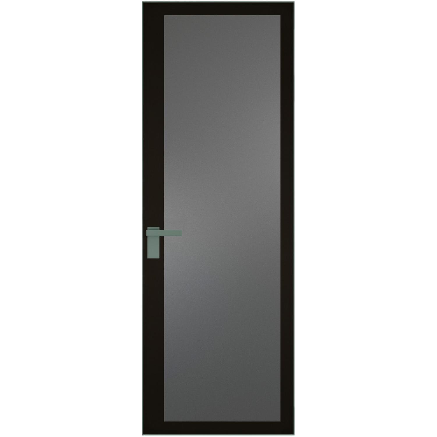 2 AGK (Мателюкс графит, черный прокрас, Профиль Зеленый воск, Заказная)