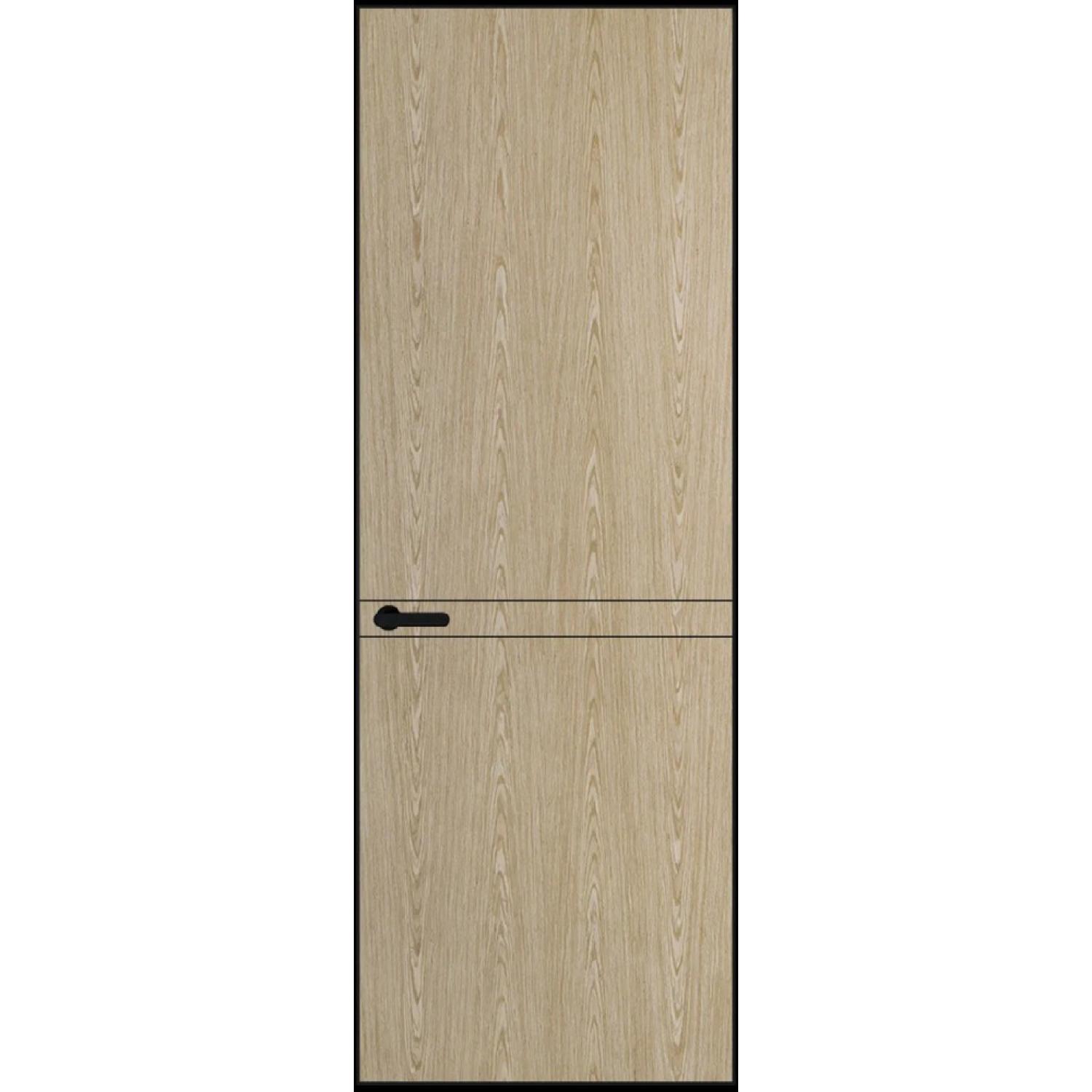 11VA натуральный шпон (Натуральный шпон DUNA 500C, Профиль Черный, Заказная)