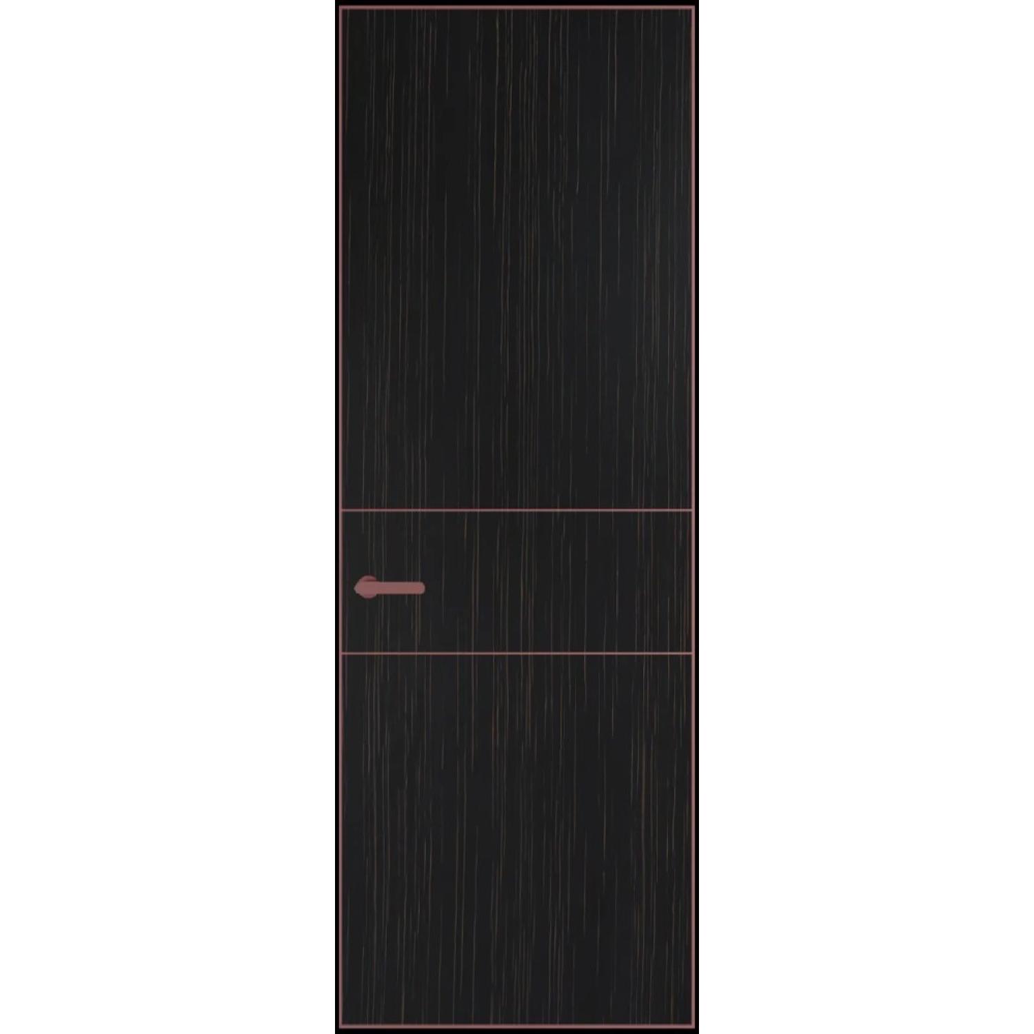 14VA натуральный шпон (Натуральный шпон ESPRESSO 1042S (в), Профиль Красный антрацит, Заказная)