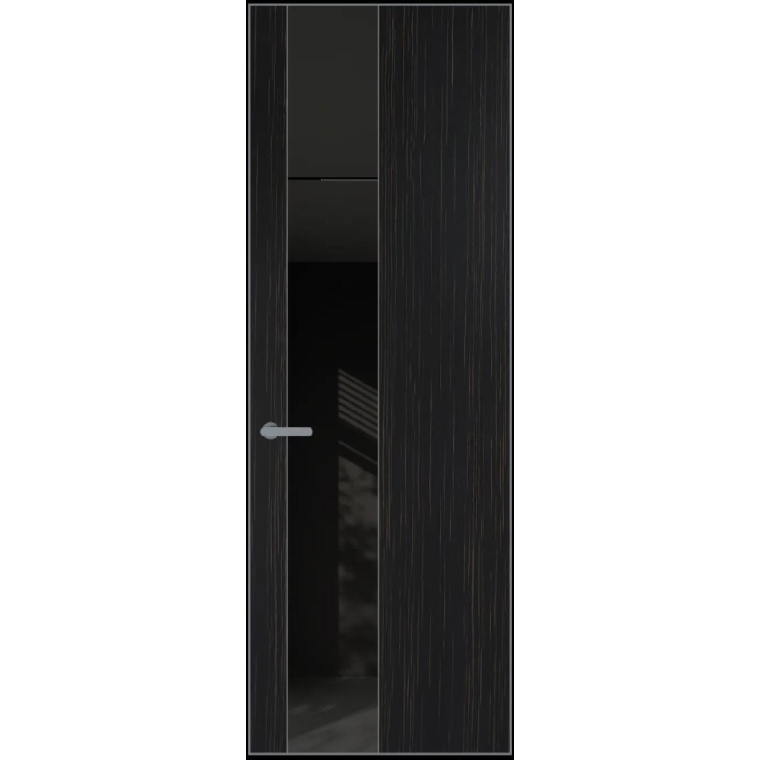 19VA натуральный шпон (Натуральный шпон ESPRESSO 1042S (в), Профиль Серебро, Заказная)