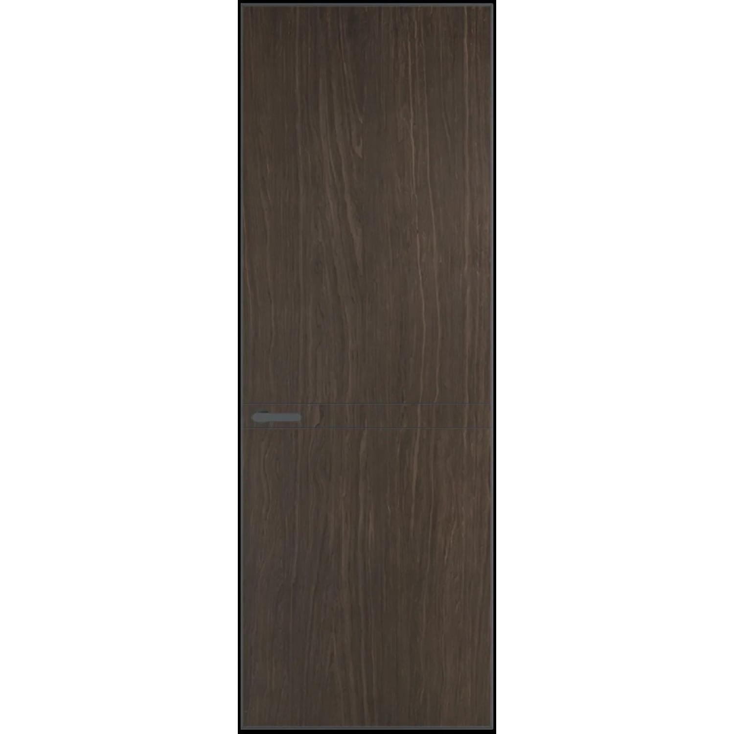 11VA натуральный шпон (Натуральный шпон ESPRESSO 1386M, Профиль Серая ночь, Заказная)