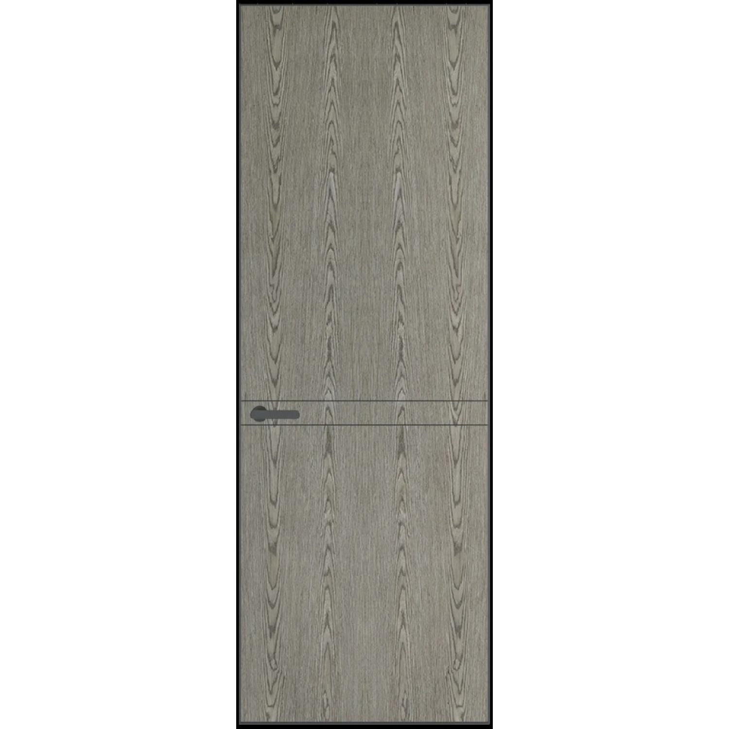 11VA натуральный шпон (Натуральный шпон BIANCHE NOTTI 08С, Профиль Серая ночь, Заказная)