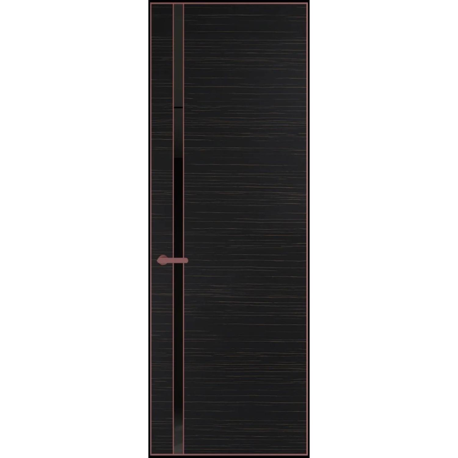 21VA натуральный шпон (Натуральный шпон ESPRESSO 1042S (г), Профиль Красный антрацит, Заказная)