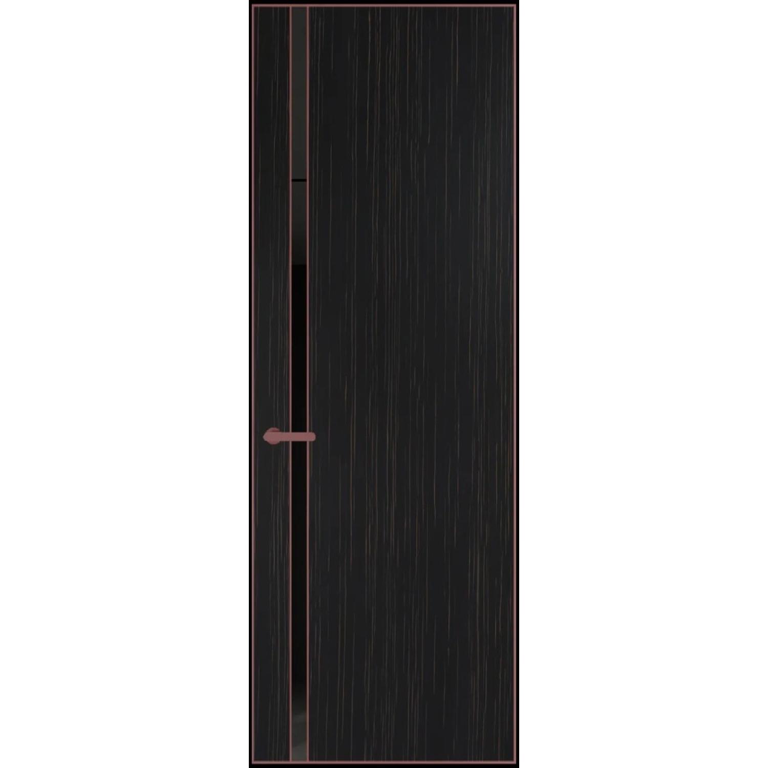 21VA натуральный шпон (Натуральный шпон ESPRESSO 1042S (в), Профиль Красный антрацит, Заказная)