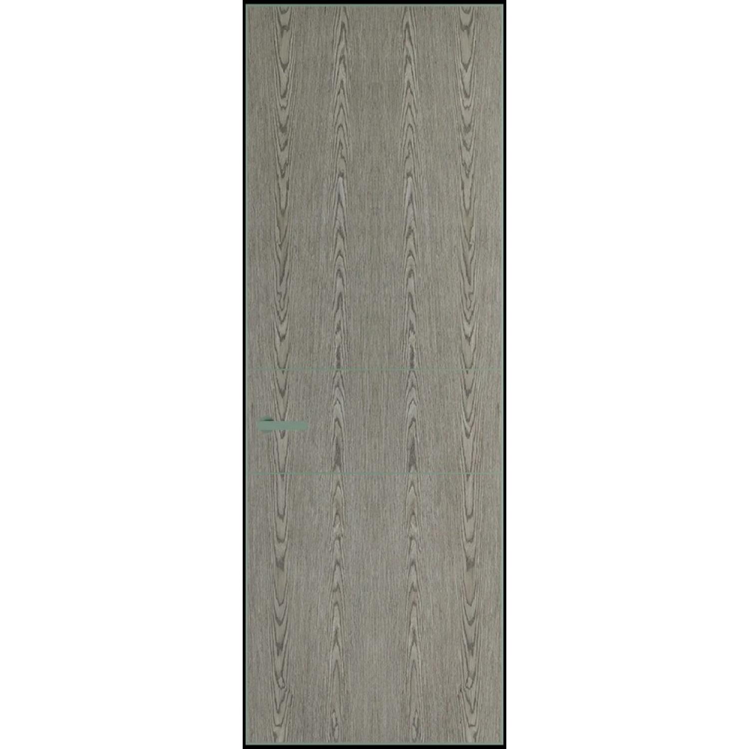 14VA натуральный шпон (Натуральный шпон BIANCHE NOTTI 08С, Профиль Зеленый воск, Заказная)