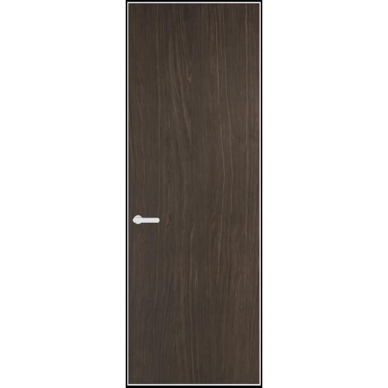 1VA натуральный шпон (Натуральный шпон ESPRESSO 1386M, Профиль Вайт, Заказная)