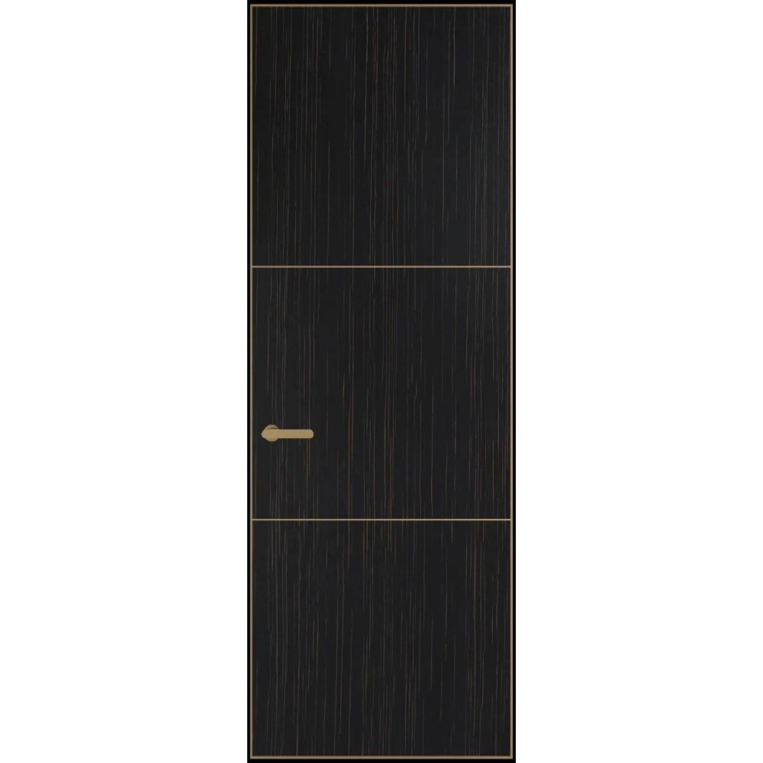 13VA натуральный шпон (Натуральный шпон ESPRESSO 1042S (в), Профиль Золото, Заказная)