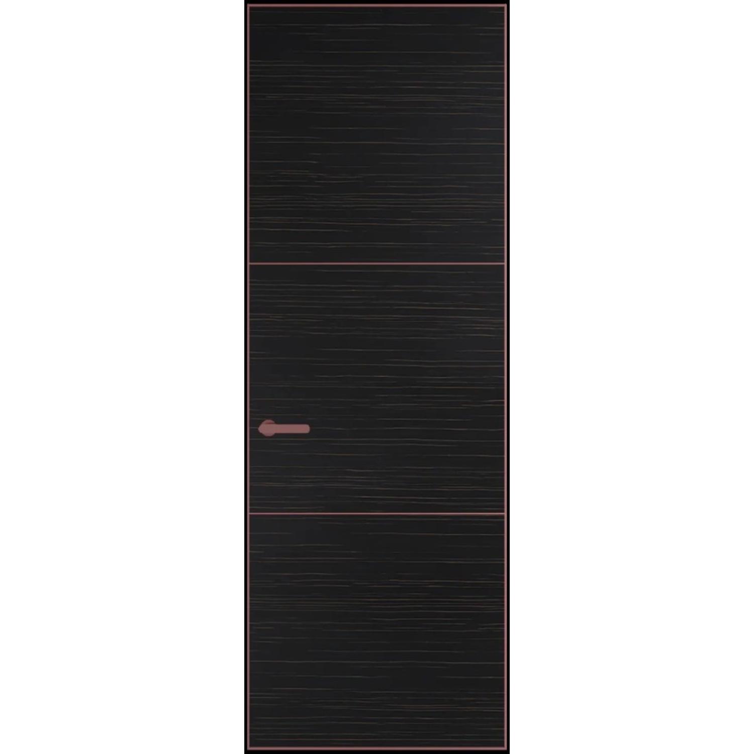 13VA натуральный шпон (Натуральный шпон ESPRESSO 1042S (г), Профиль Красный антрацит, Заказная)