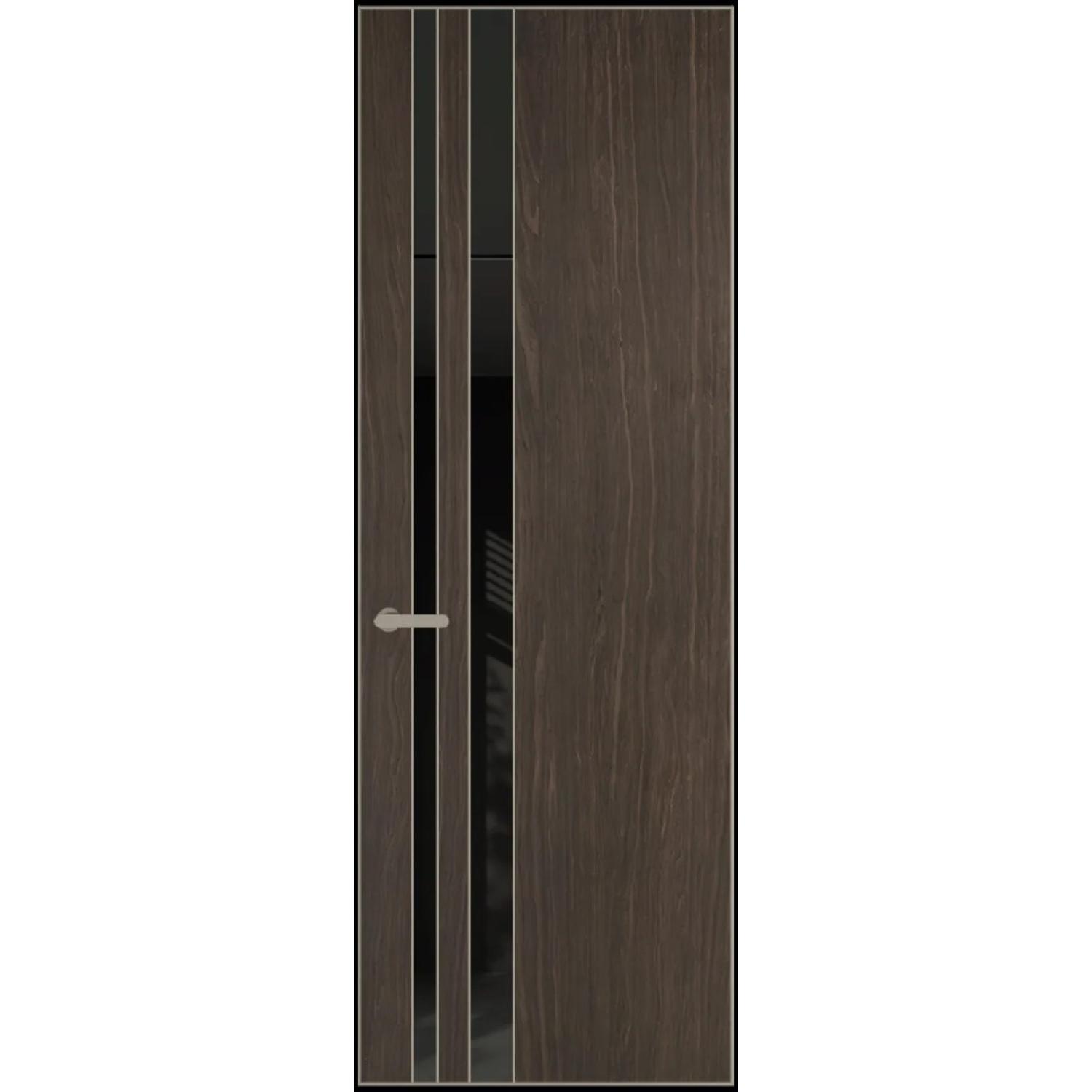 20VA натуральный шпон (Натуральный шпон ESPRESSO 1386M, Профиль Никель матовый, Заказная)