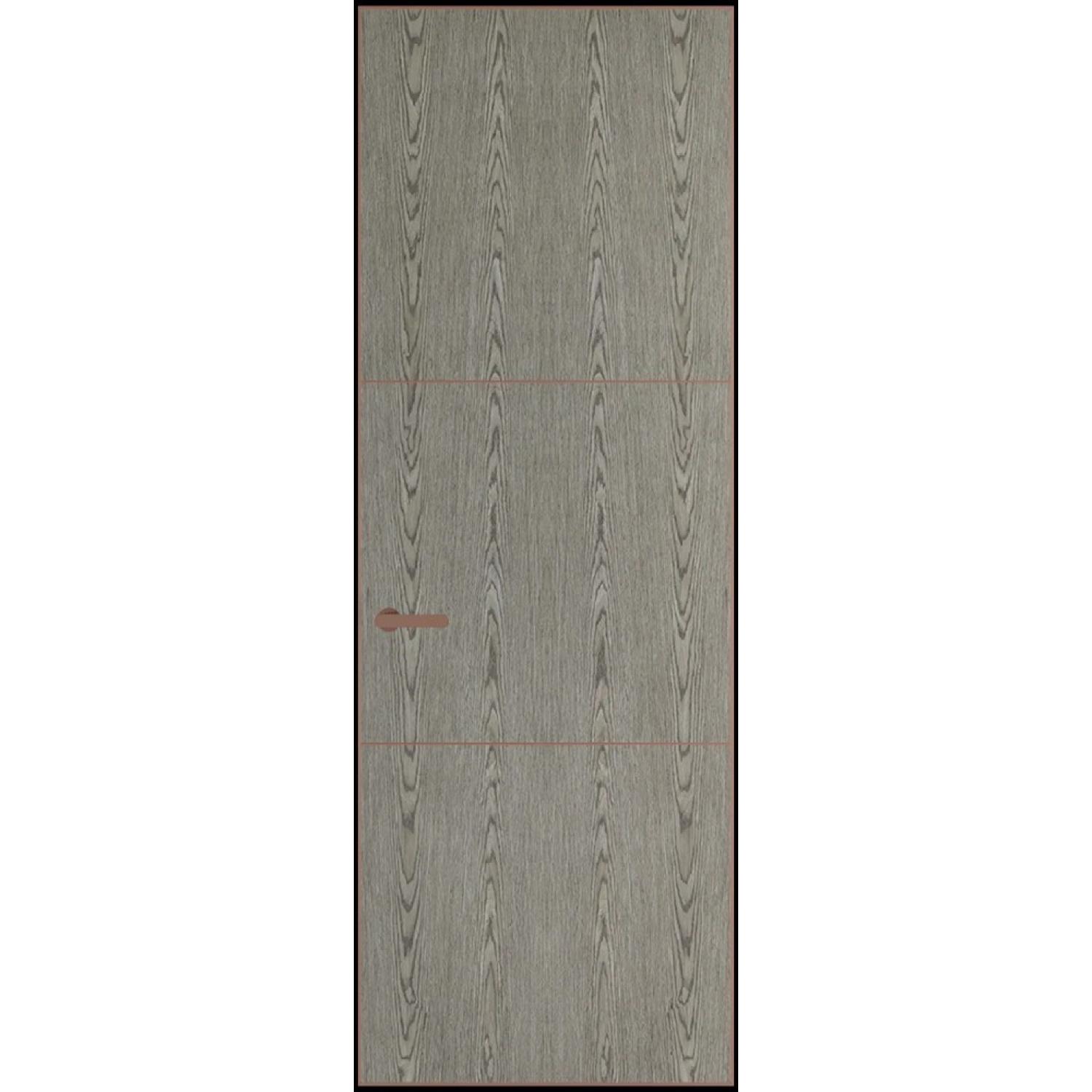 13VA натуральный шпон (Натуральный шпон BIANCHE NOTTI 08С, Профиль Медь, Заказная)