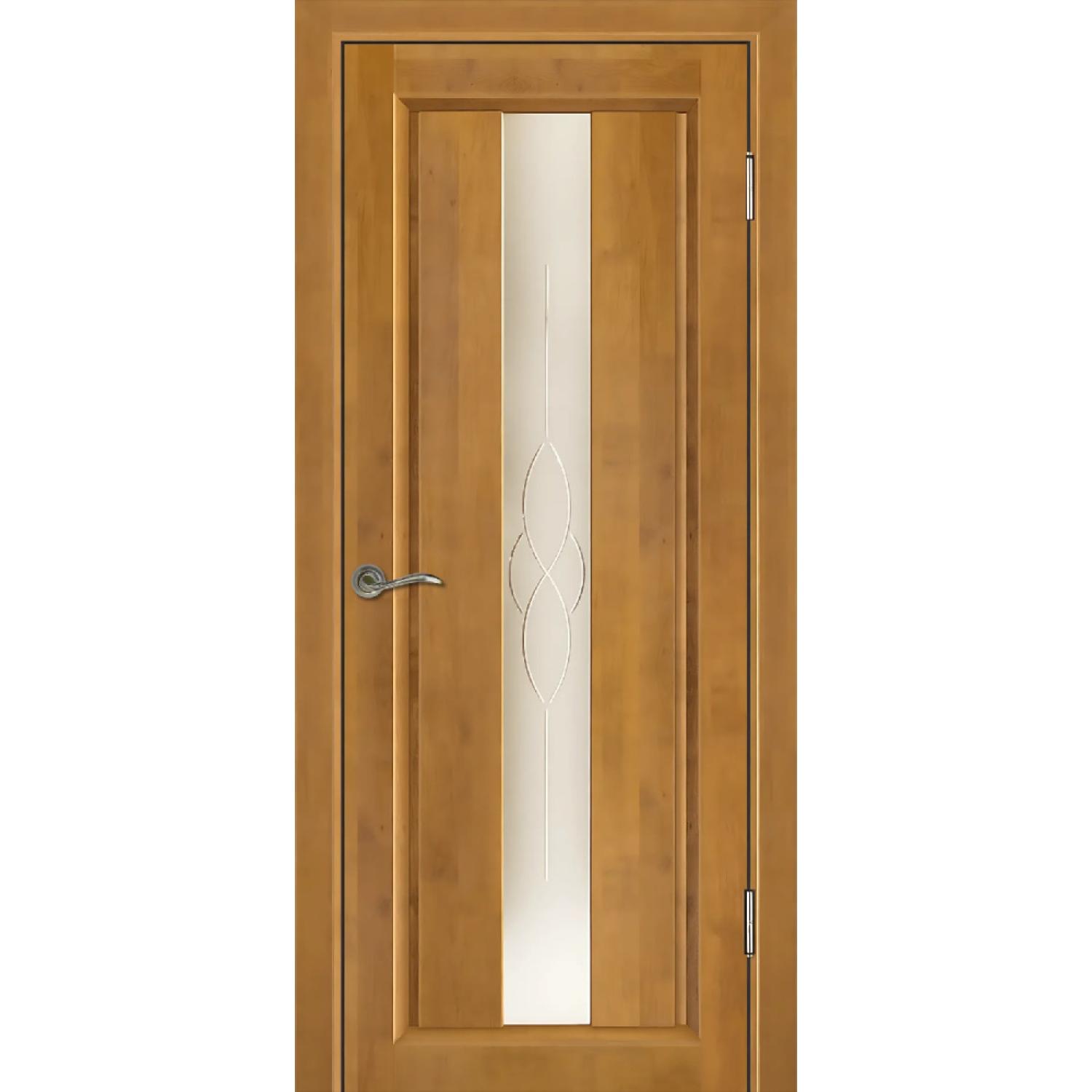 Версаль м. ДО (2000*800, Медовый орех, Матовое с фрезеровкой, Заказная)