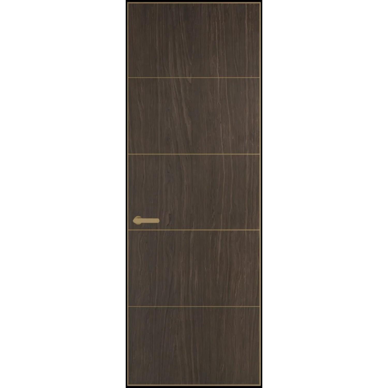 15VA натуральный шпон (Натуральный шпон ESPRESSO 1386M, Профиль Золото, Заказная)