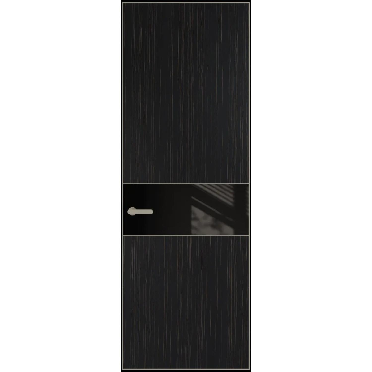 17VA натуральный шпон (Натуральный шпон ESPRESSO 1042S (в), Профиль Никель матовый, Заказная)