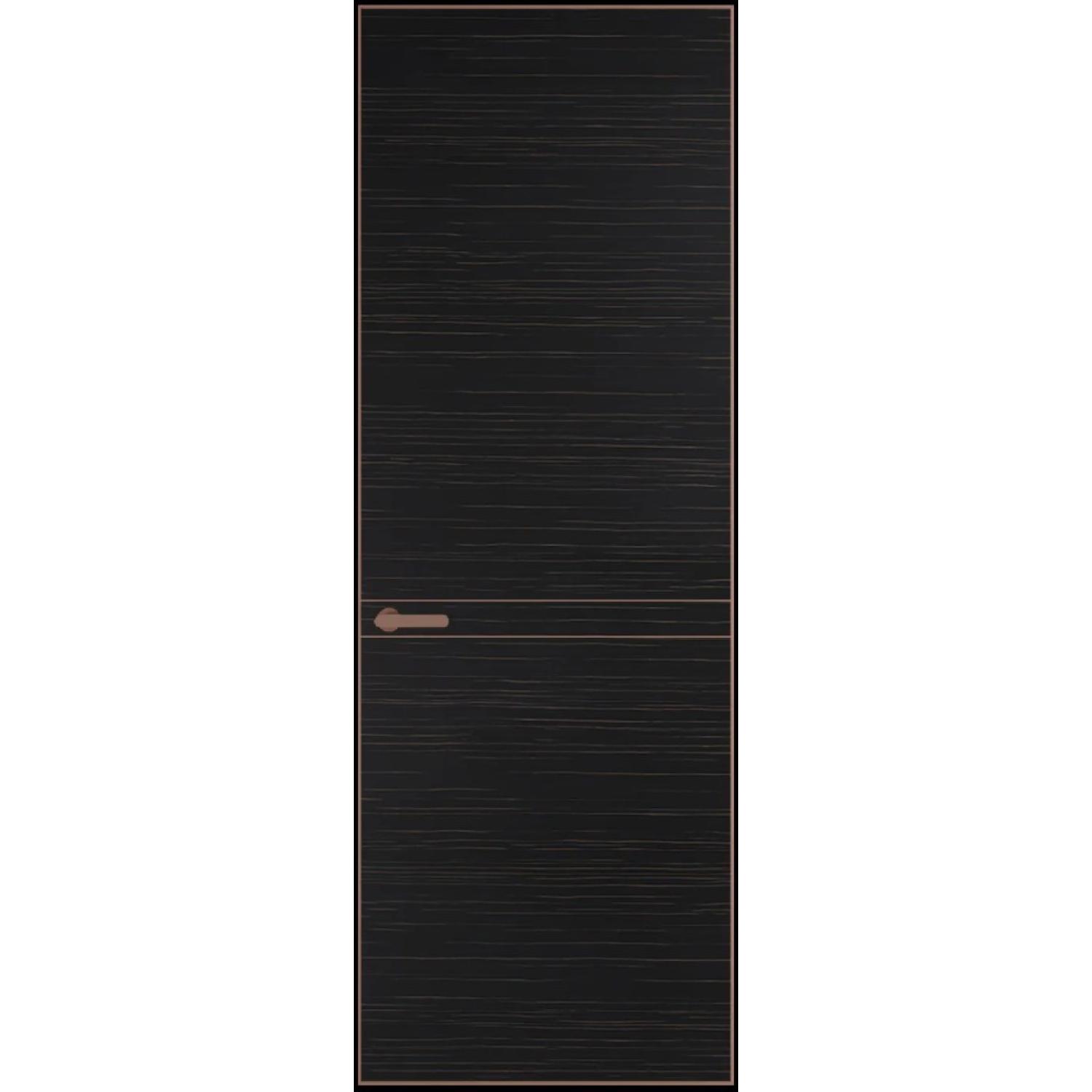 11VA натуральный шпон (Натуральный шпон ESPRESSO 1042S (г), Профиль Медь, Заказная)